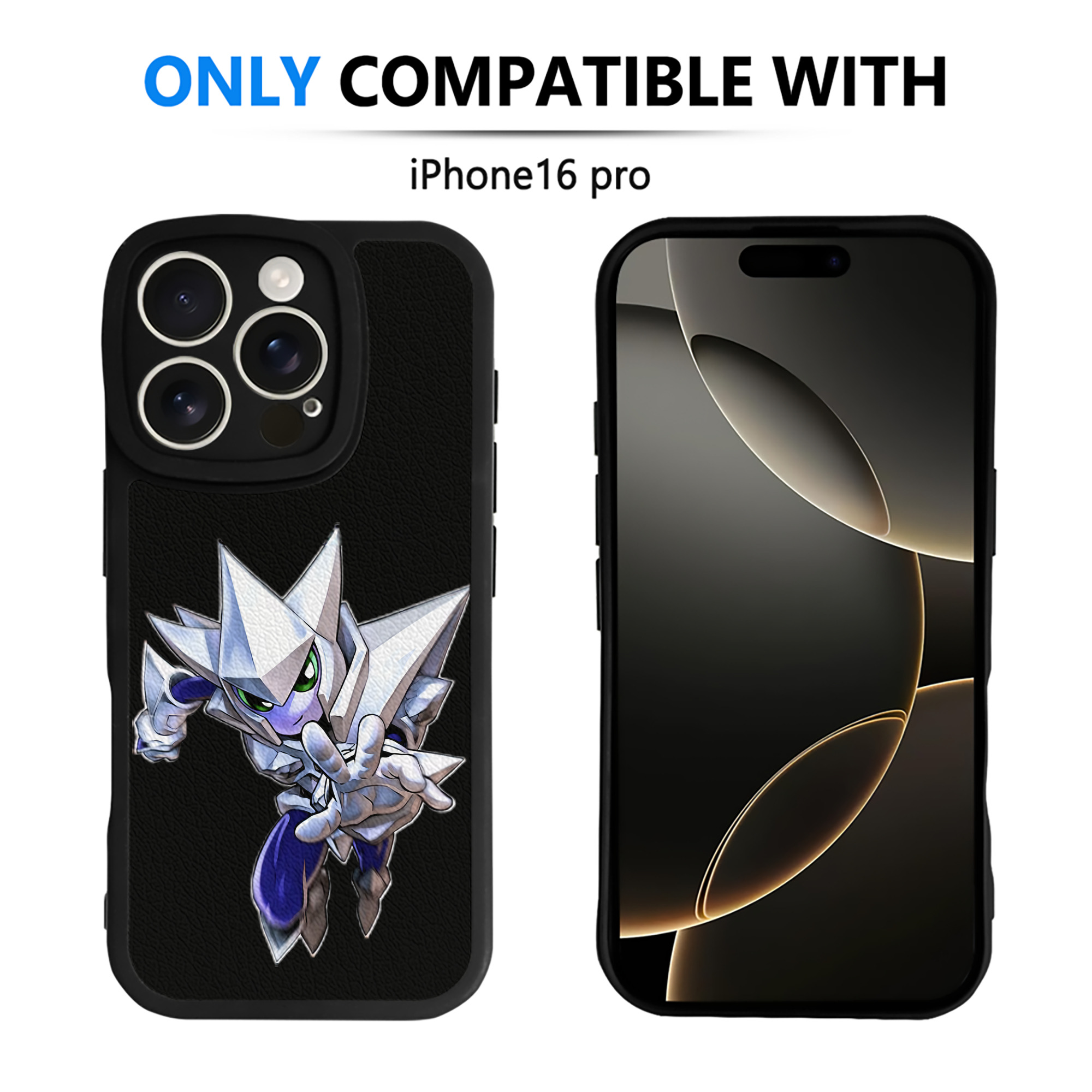 （画像用） 遊☆戯☆王 Yu-Gi-Oh! 【iPhone 16シリーズ対応】シリコンスマホケース（レザー調） 材質：シリコン